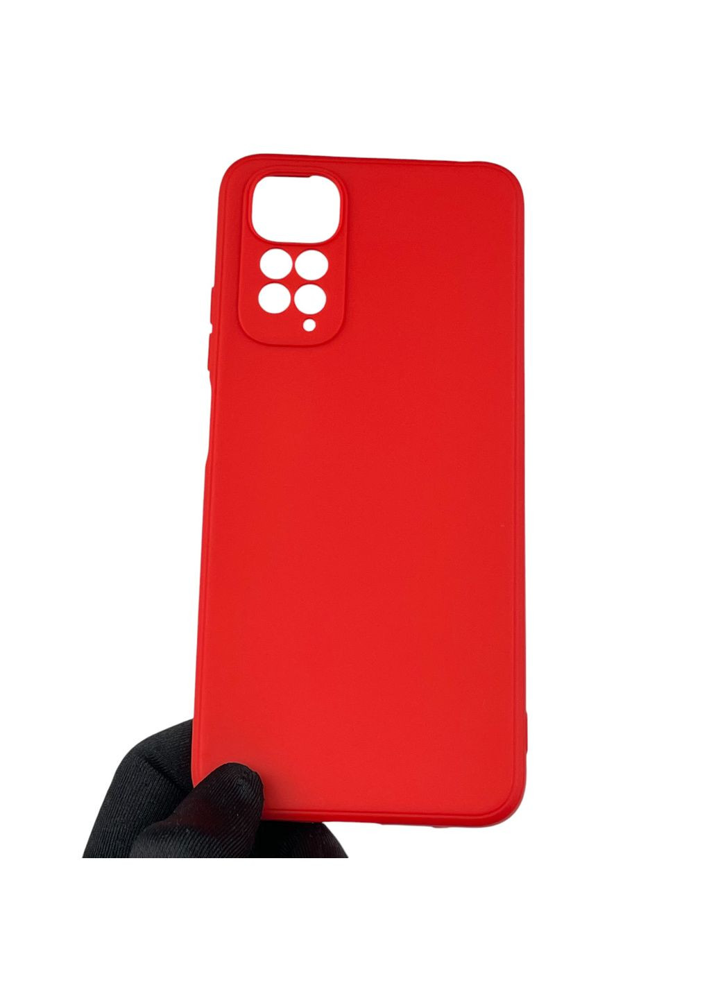 Чохол для Redmi Note 11s з квадратними гранями із захистом камери на сяомі редмі нот 11с червоний Xiaomi (366022423)