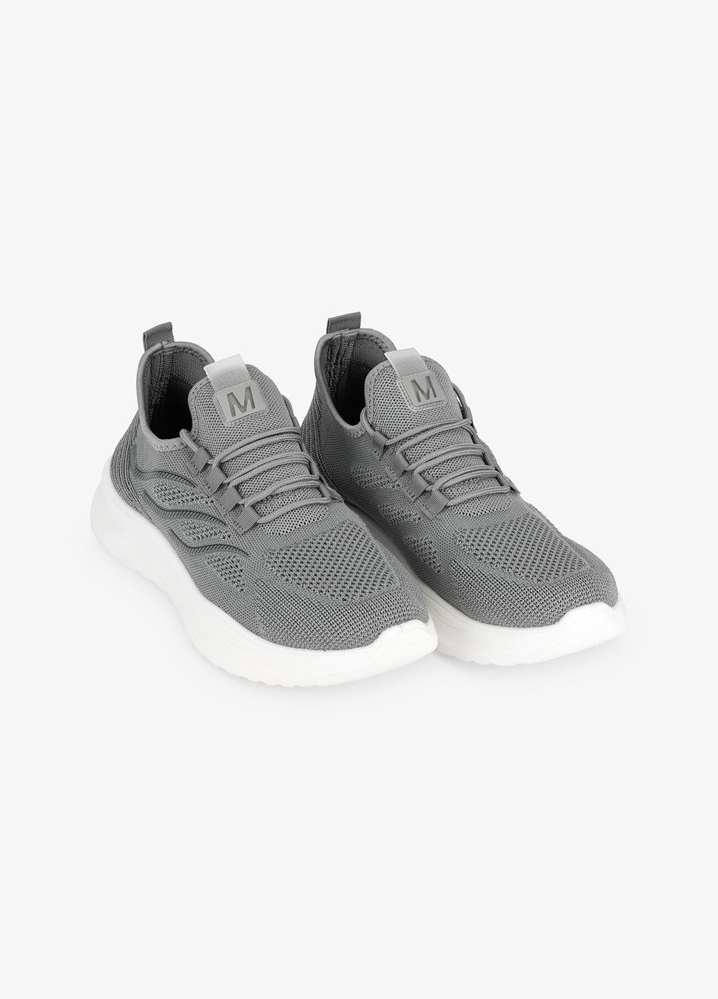 Серые всесезонные кроссовки мужские 2363-4 серый shop (2000999163890) No Brand