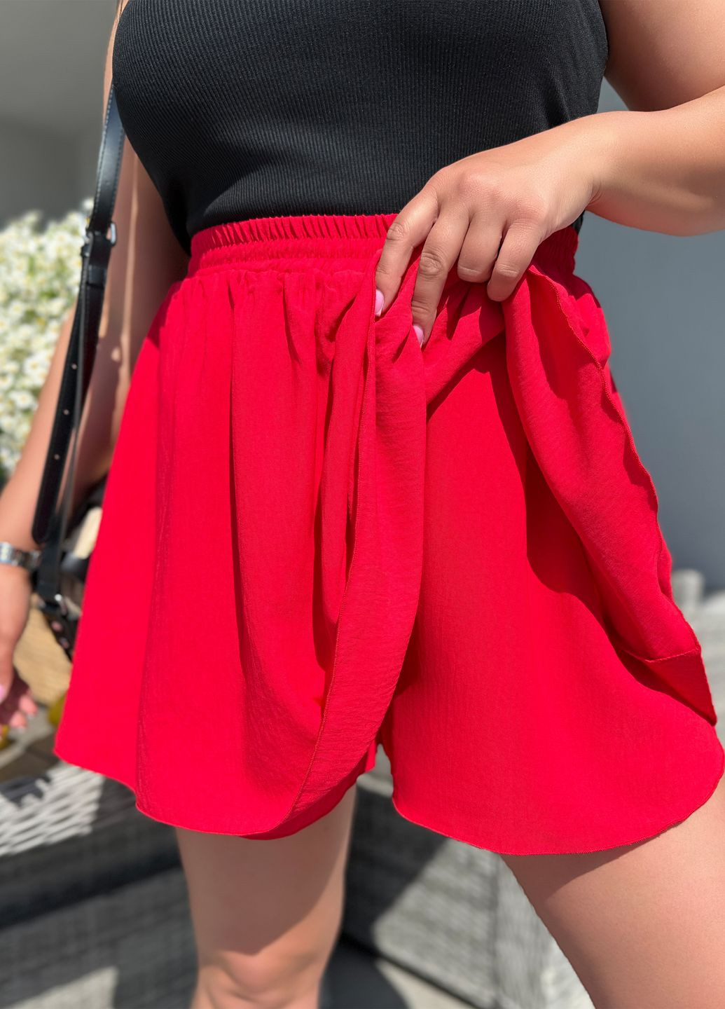 Спідниця-шорти літні з американського крепу No Brand (336026558)