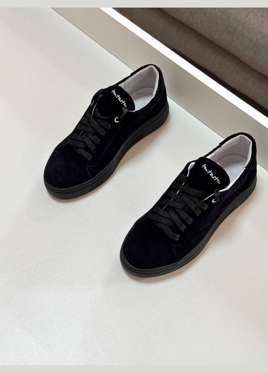 Черные женские кеды Prellesta