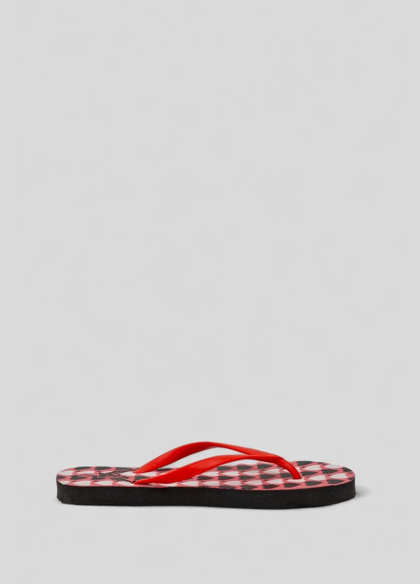 Красные пляжные вьетнамки женские Ager