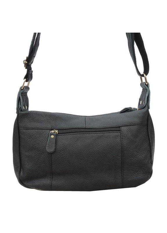 Жіноча шкіряна сумка 1t300-black Borsa Leather (322189624)