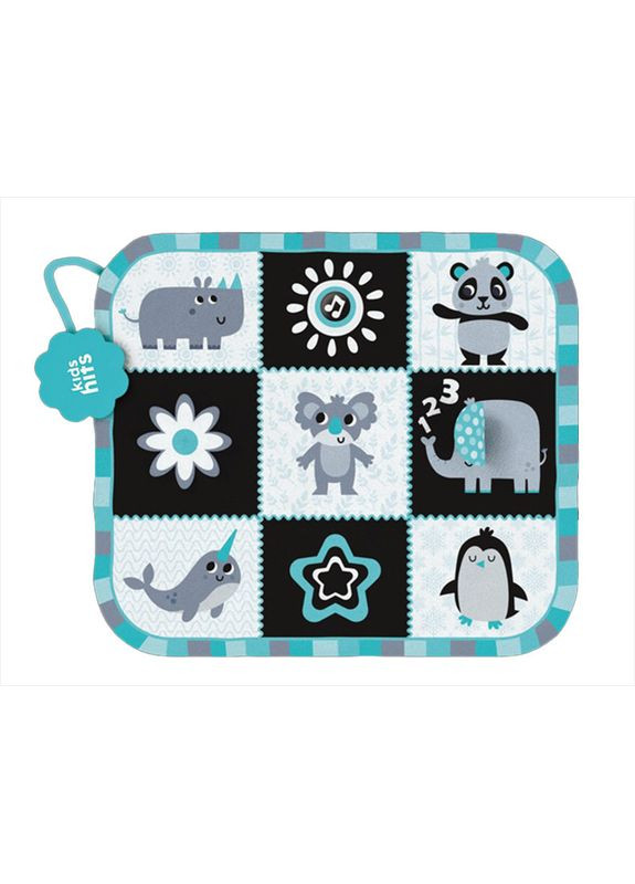 Коврик для малышей KH06/005 тактильные элементы, зеркало, яркие ленты Kids Hits (306453765)