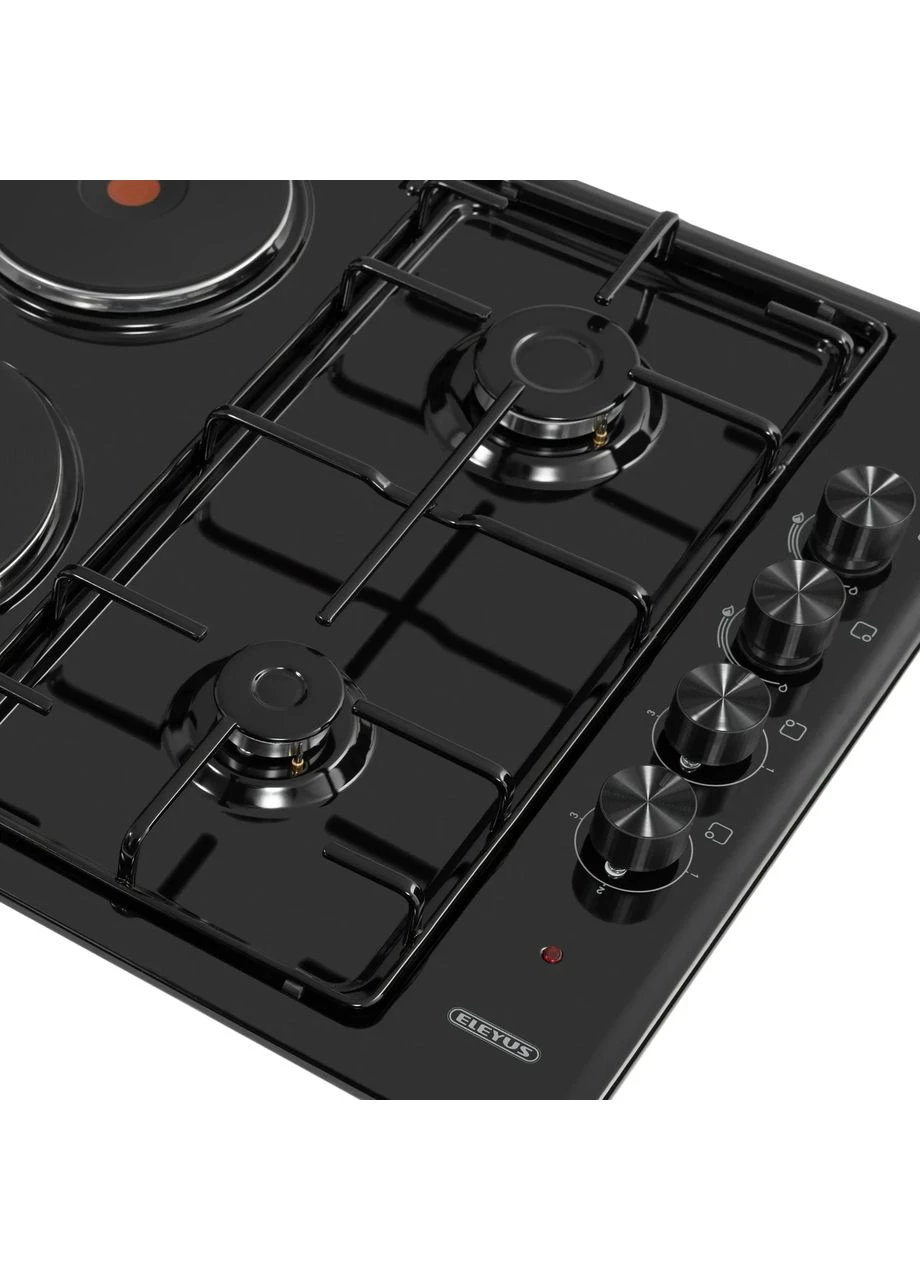 Комбинированная варочная поверхность DUO 60 BL H2 EF Черный ELEYUS (385640921)