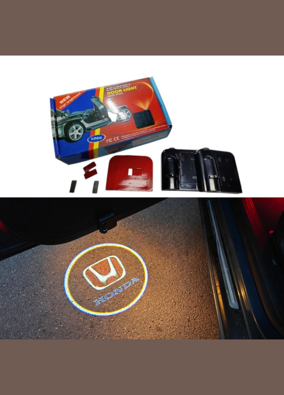 Лазерне підсвічування на дверях автомобіля з логотипом Honda (330255018)