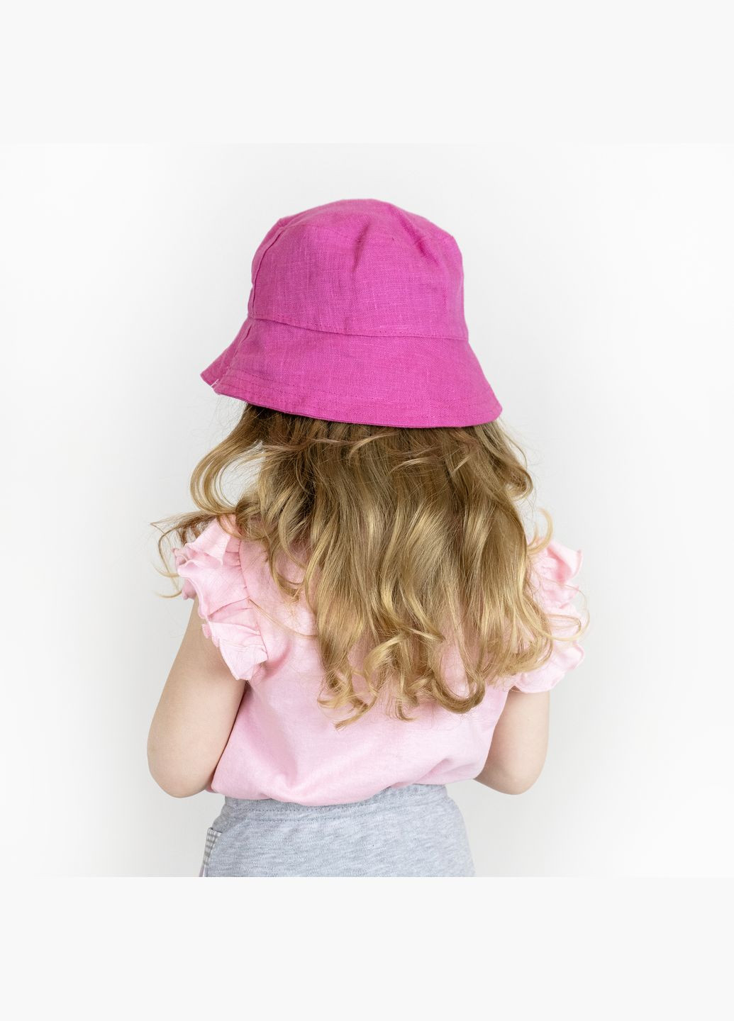 Детская панамка однотонная из льна 42 dexter's (329060313)