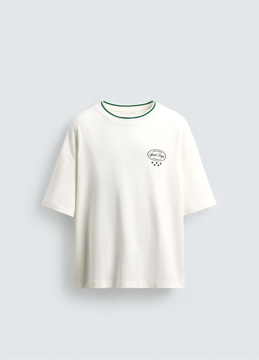 Комбинированная футболка Zara