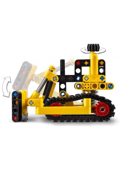 Конструктор Technic Сверхмощный бульдозер 195 деталей (42163) Lego Technic Надпотужний бульдозер 195 деталей (368562247)