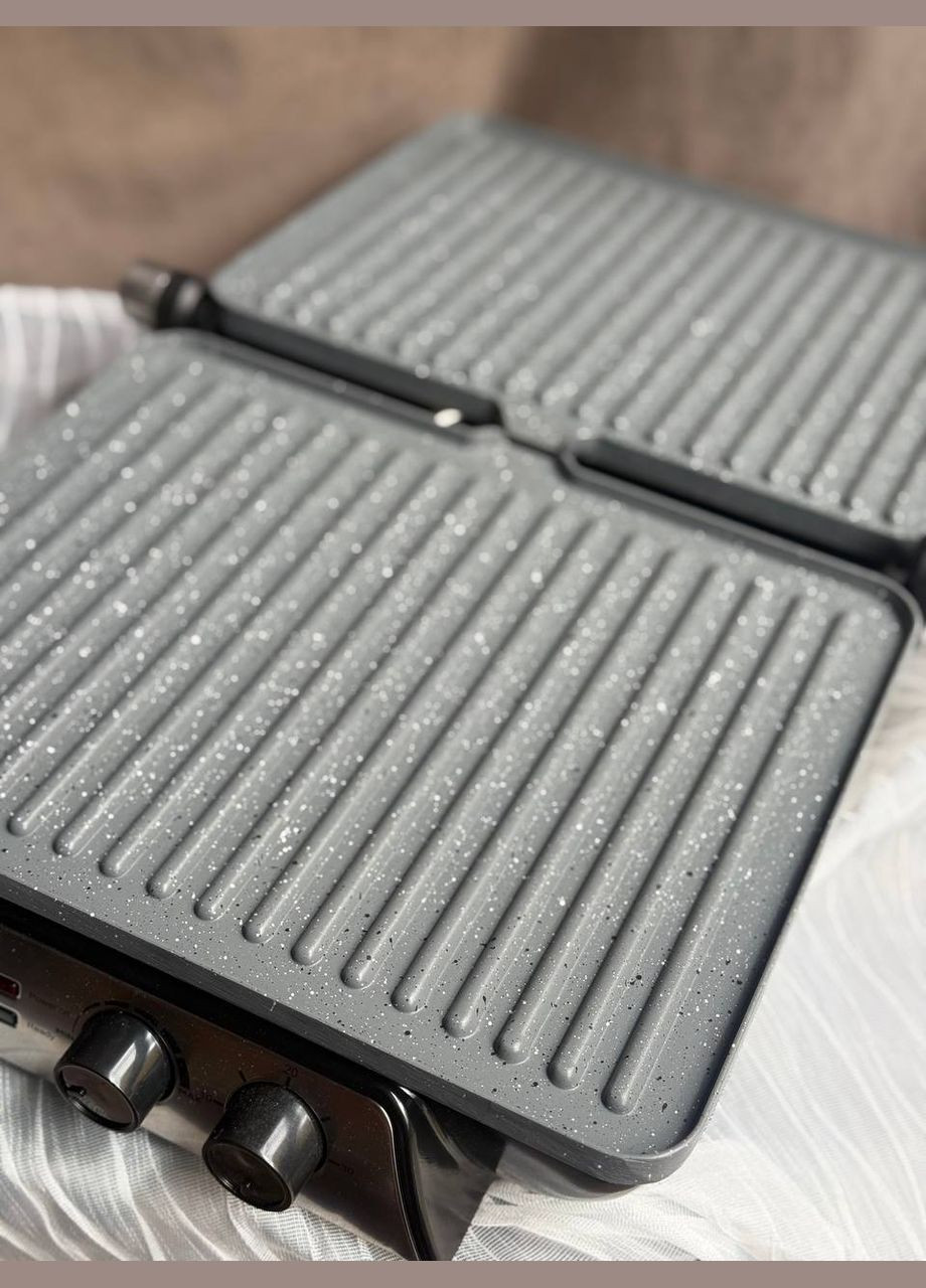 Гриль електричний EB-64468 з антипригарним покриттям 2400 Вт Edenberg (331870584)