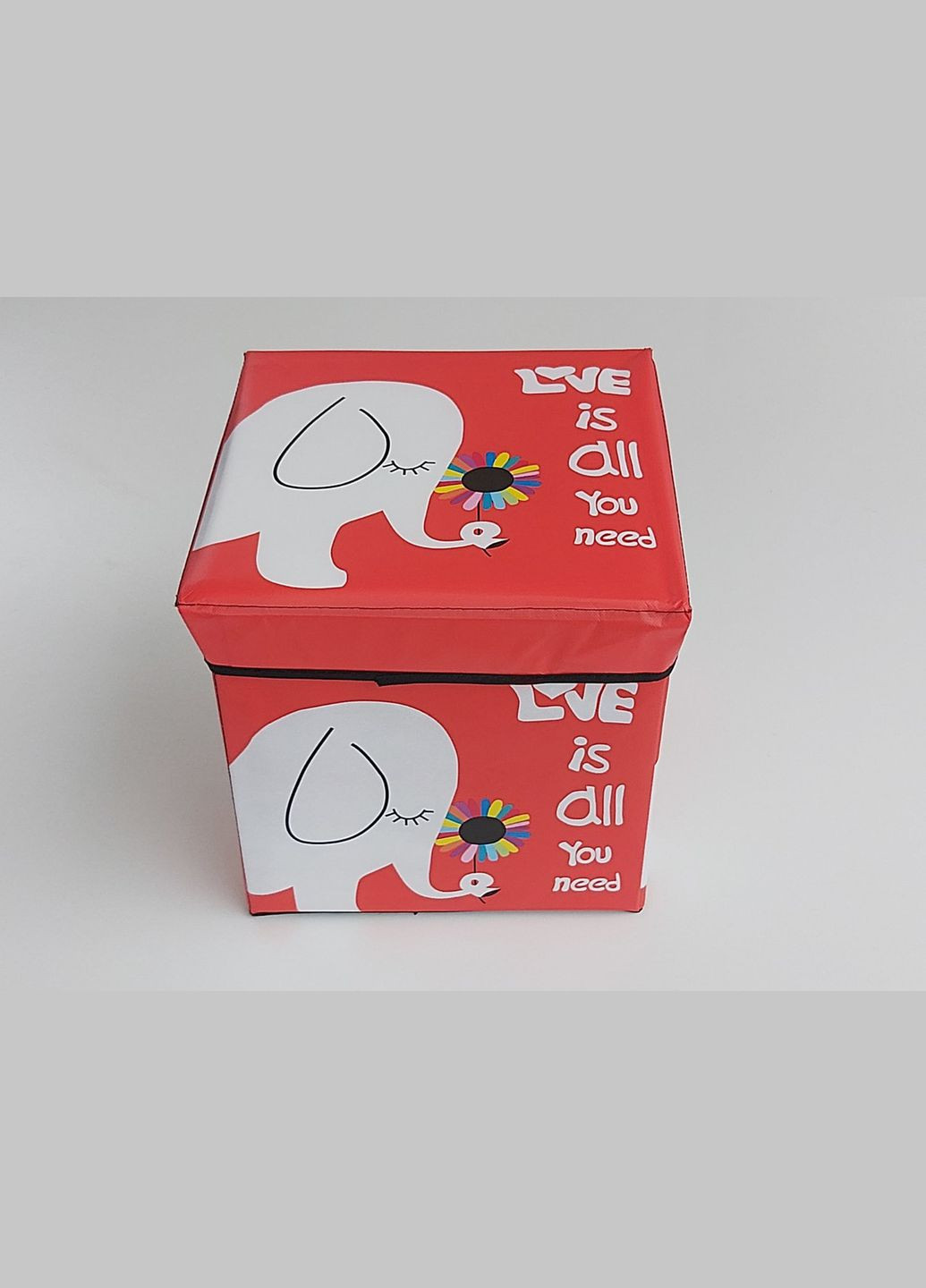 Коробка складна для зберігання речей 30*30*30 см червоний WW01369 Stenson (316650109)