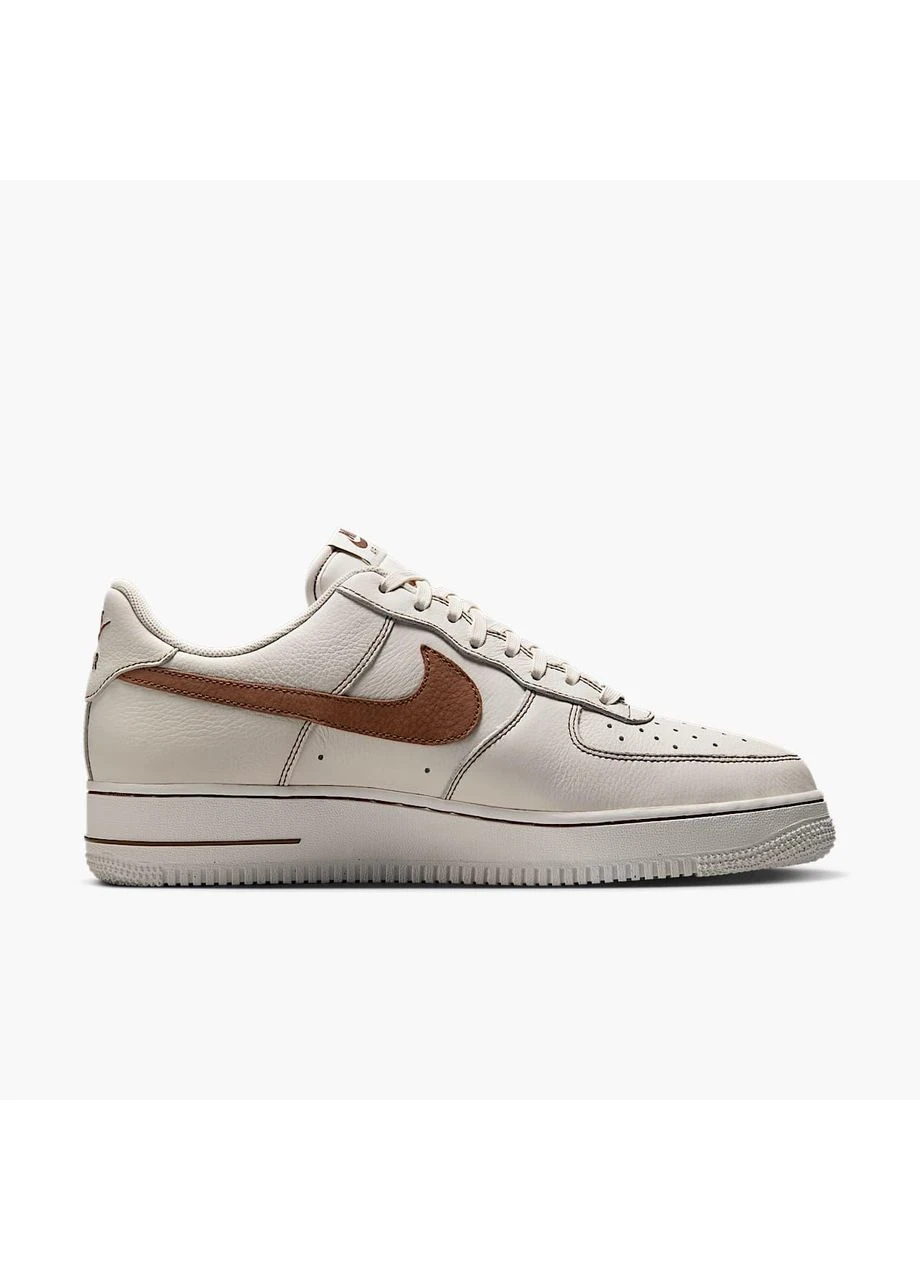 Бежевые кроссовки air force 1 07 lv8 beige hq2037-101 Nike