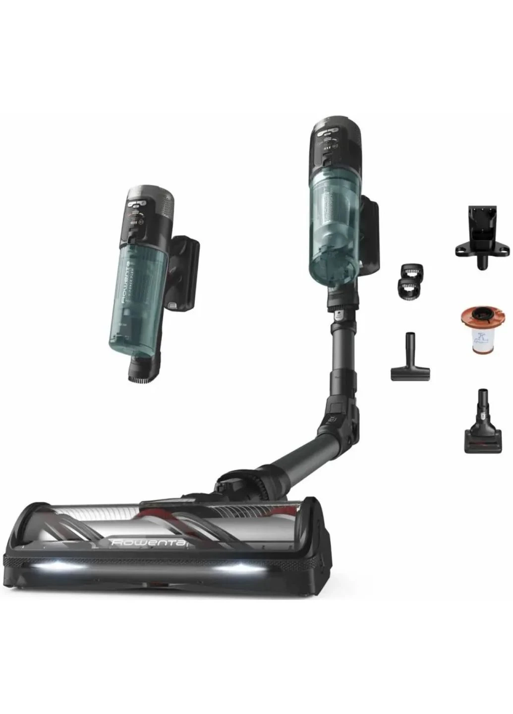 Беспроводной пылесос X-Force Flex 1260 Neo, мощность 320Вт, объем контейнера – 09л, автономная работа до 60 минут, вес – 25 кг. Rowenta (381232458)