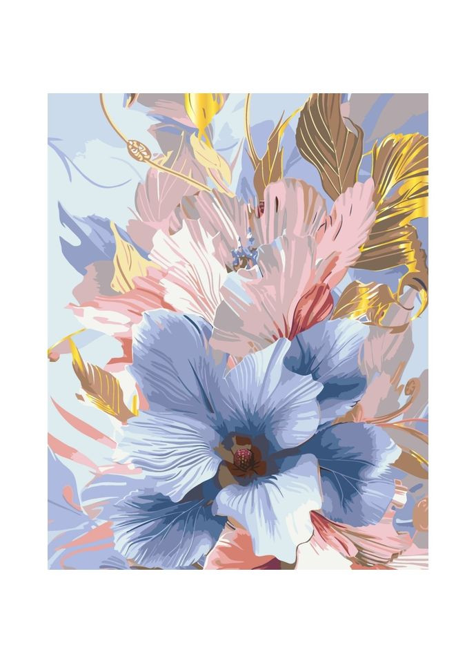 Картина по номерам "Нежный гибискус" 13081-AC, с металлизированными красками Art Craft (337580062)
