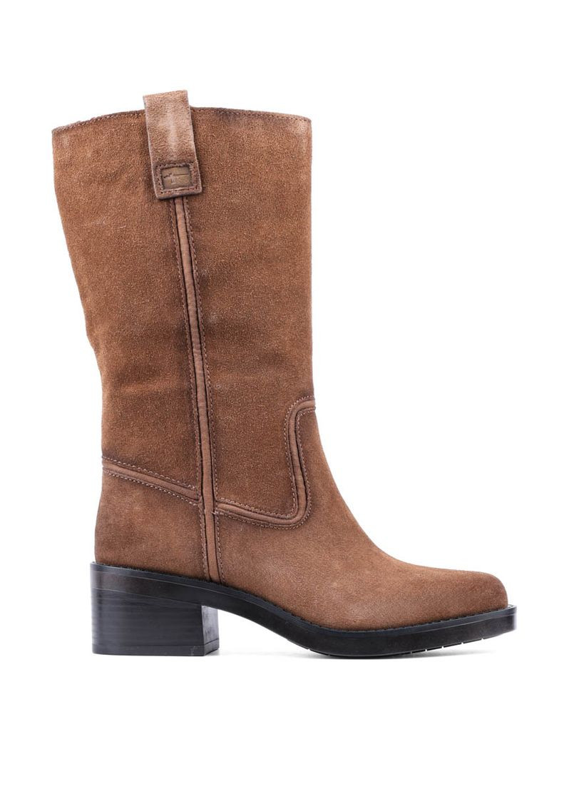 Жіночі Чоботи 1-25381-43 Коричневий Замша Tamaris (368527724)