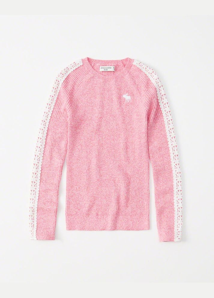 Светло-розовый демисезонный свитер женский - свитер af4953w Abercrombie & Fitch