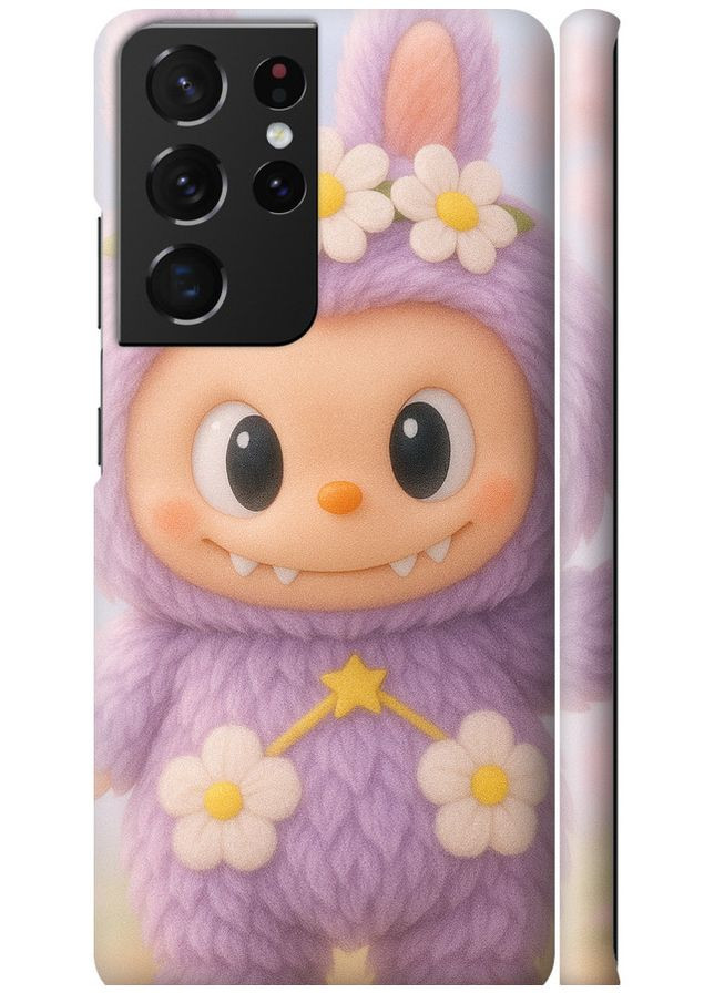 3D пластиковый матовый чехол 'Лабубу 1' для Samsung Galaxy S21 Ultra (5G) Endorphone Samsung Galaxy S21 Ultra (5G) (346239661)