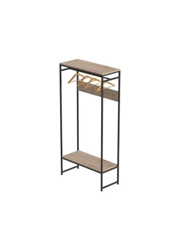 Вішалка модульна підлогова Треліс 14 180x90x38 чорний ДСП 16мм FRD-104344 Ferrum-decor (353498530)