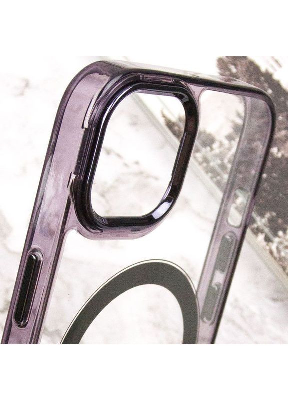 Чохол TPU Iris з MagSafe для Apple iPhone 14 (6.1") Чорний Epik (372972286)