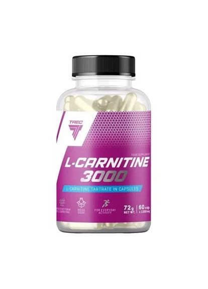 L-карнітин 3000 L-Carnitine 3000, 60 капсул Trec Nutrition (361114644)