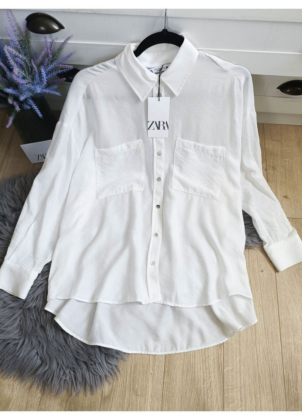Базова поплінова сорочка Zara (360895260)