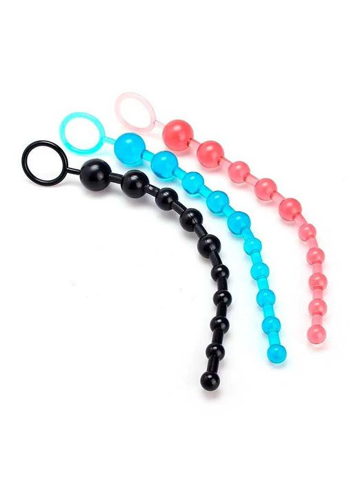 Анальне намисто - Чорне - 31*0,9 - 2,6 см - Анальні іграшки No Brand (370611824)