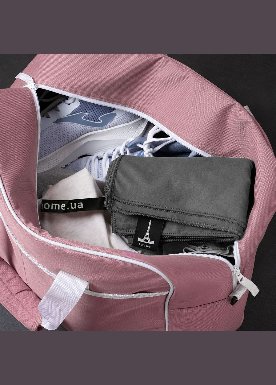 Дорожній спортивний рушник з мікрофібри з чохлом Зелений 80х180 Love You хакі