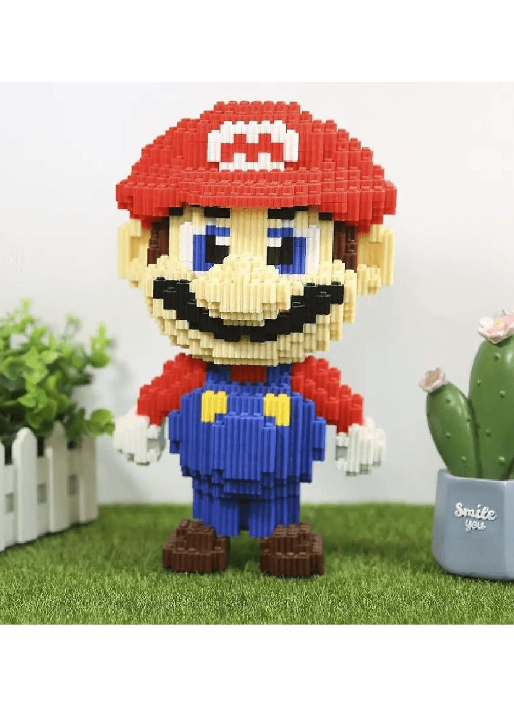 Конструктор фігурка 3D блоковий розвивальний для дітей малюків хлопчиків дівчаток 2300 деталей 28х18 см (479077-Prob) Маріо Unbranded (315710357)