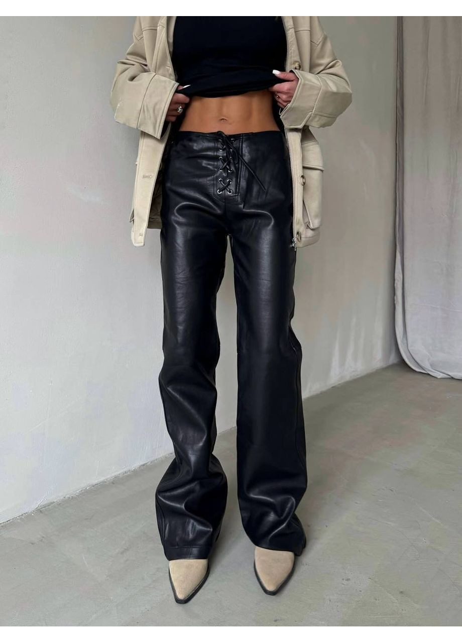 Штани з еко шкіри No Brand (361639057)