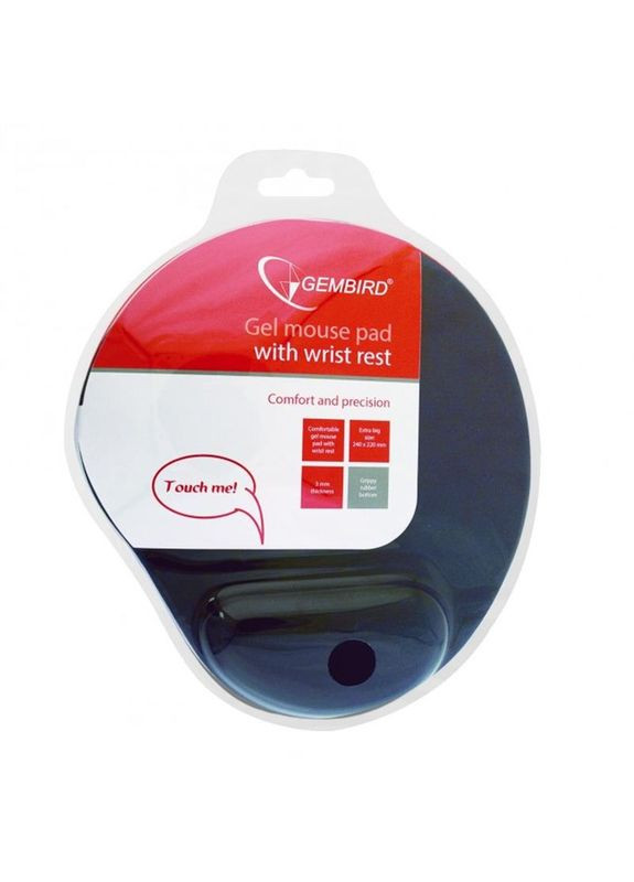 Килимок для миші MP-GEL-BK Gembird (370618423)