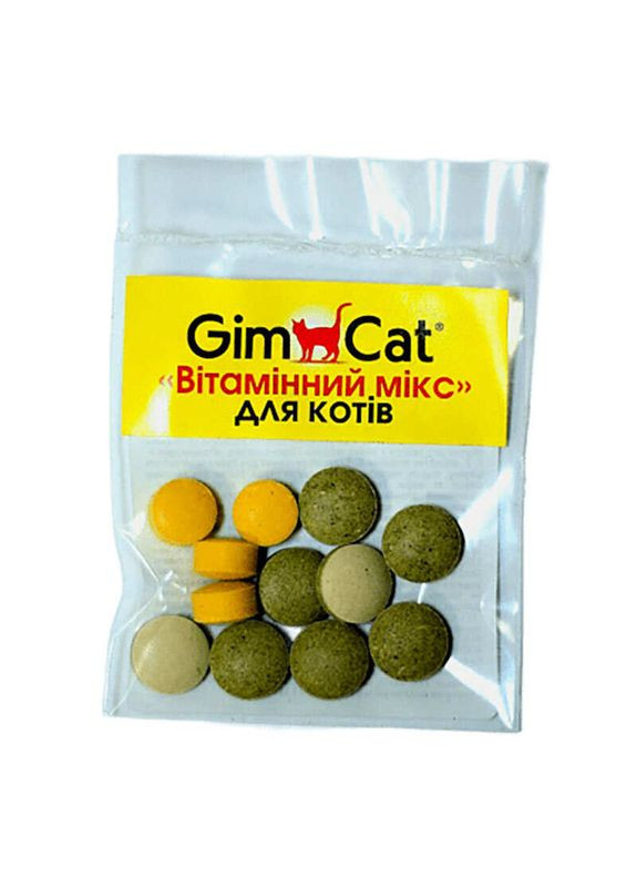 Лакомства Витаминный микс для котов - 12 г GimCat (329033799)