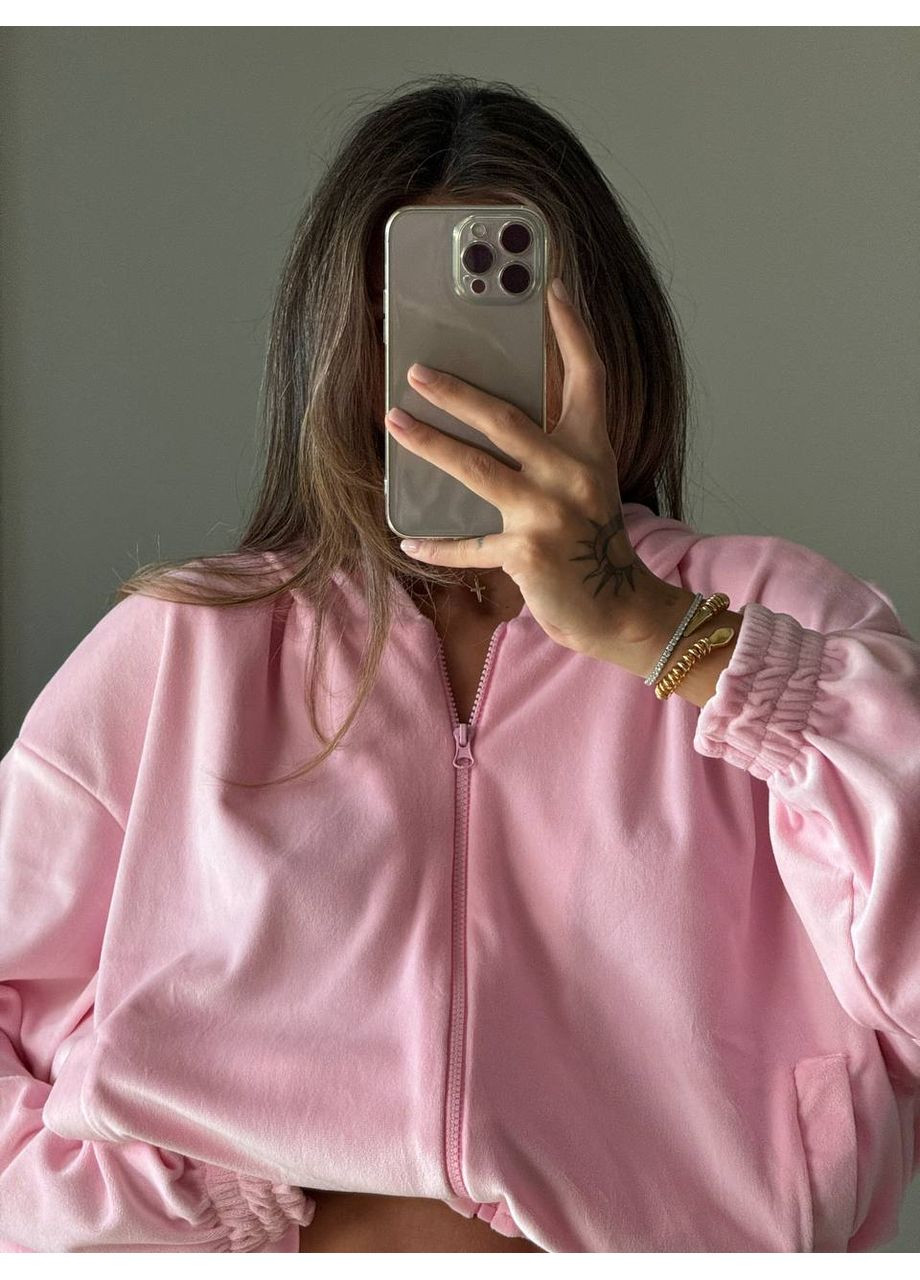 Велюровый оверсайз костюм — ЗАМЕР В ОПИСАНИИ DK/DL Мода без кордонів (365715947)