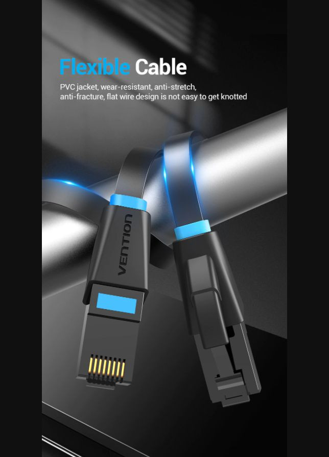 Патч-корд 3м CAT6 RJ45 Ethernet 1000мбит/c (IBJBI) Vention (300523964)