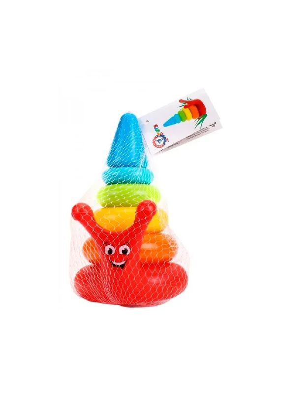 Детская пирамидка 5255 в форме Улитка ТехноК (339625110)