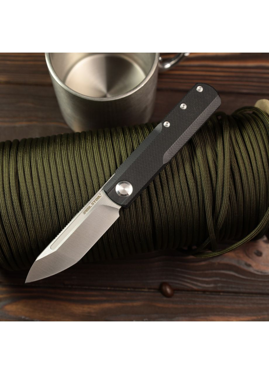 Нож складной G-Tanto | All black 7801BS Real Steel (361148891)