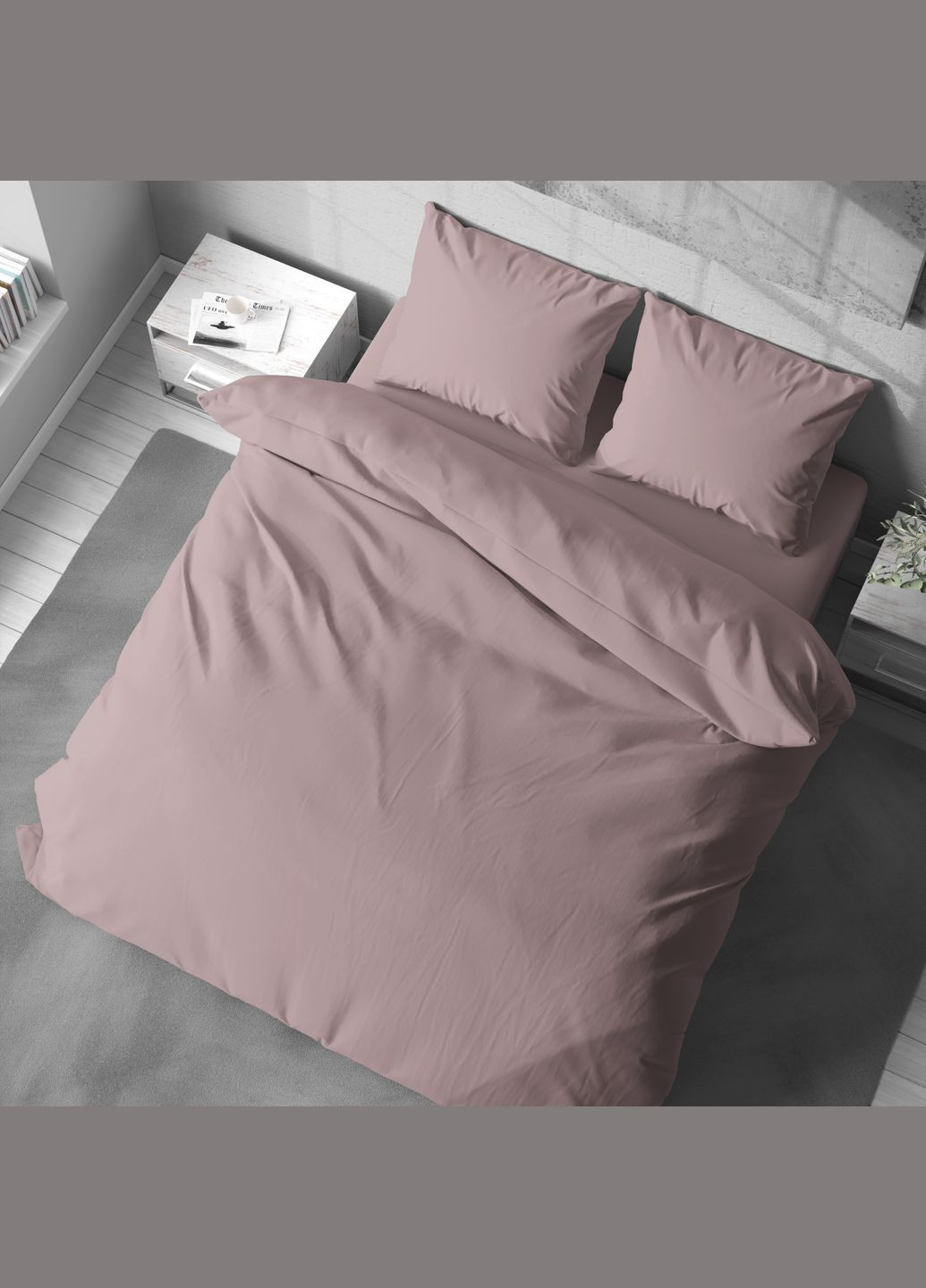 Комплект постільної білизни Двоспальний мікрофібра P-0197/1 Lelit (325403695)