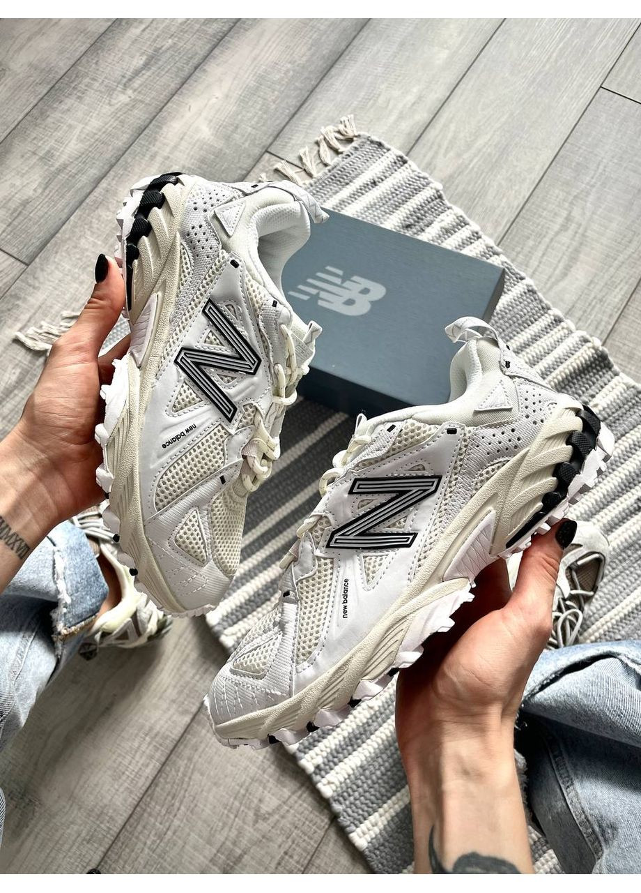 Белые демисезонные кроссовки мужские new balance 610 nimbus cloud white black ml610tba нью беланс 610 No Brand