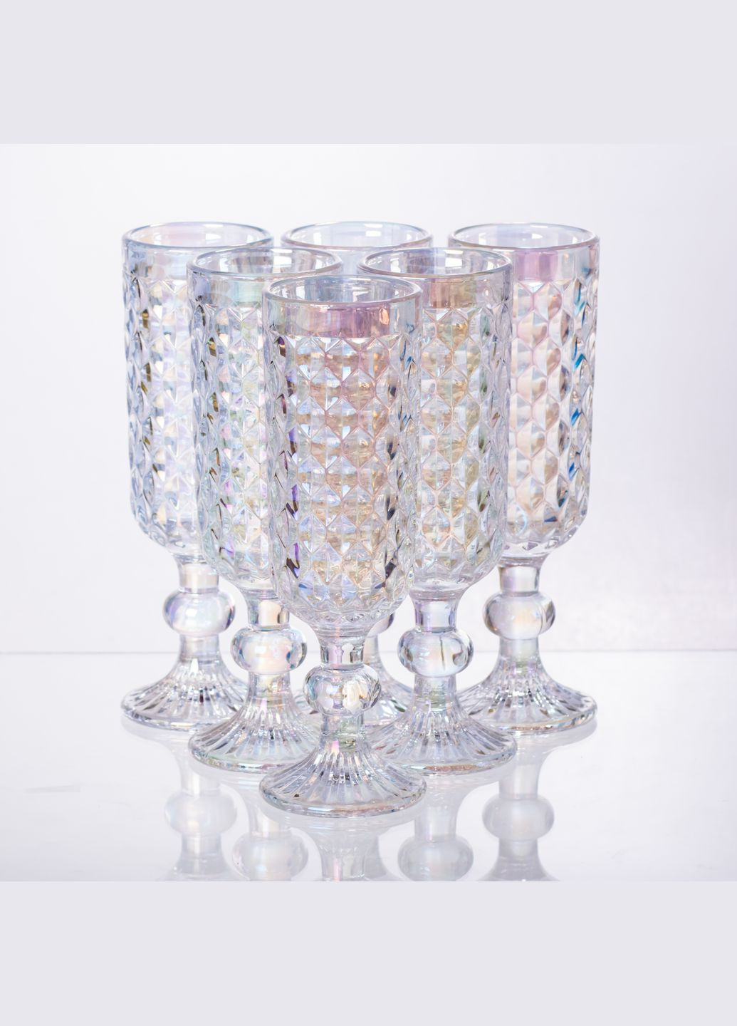 Набір келихів для шампанського 6 штук по 160 мл, Yiwu (346496700)