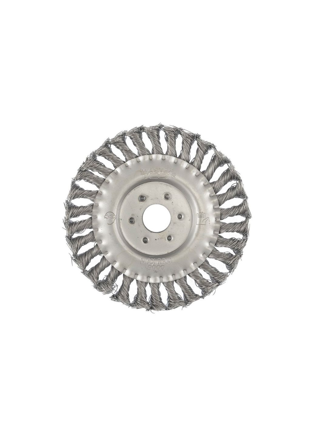 Щітка дискова 150 мм плетена (19-9015) Mastertool (365253531)