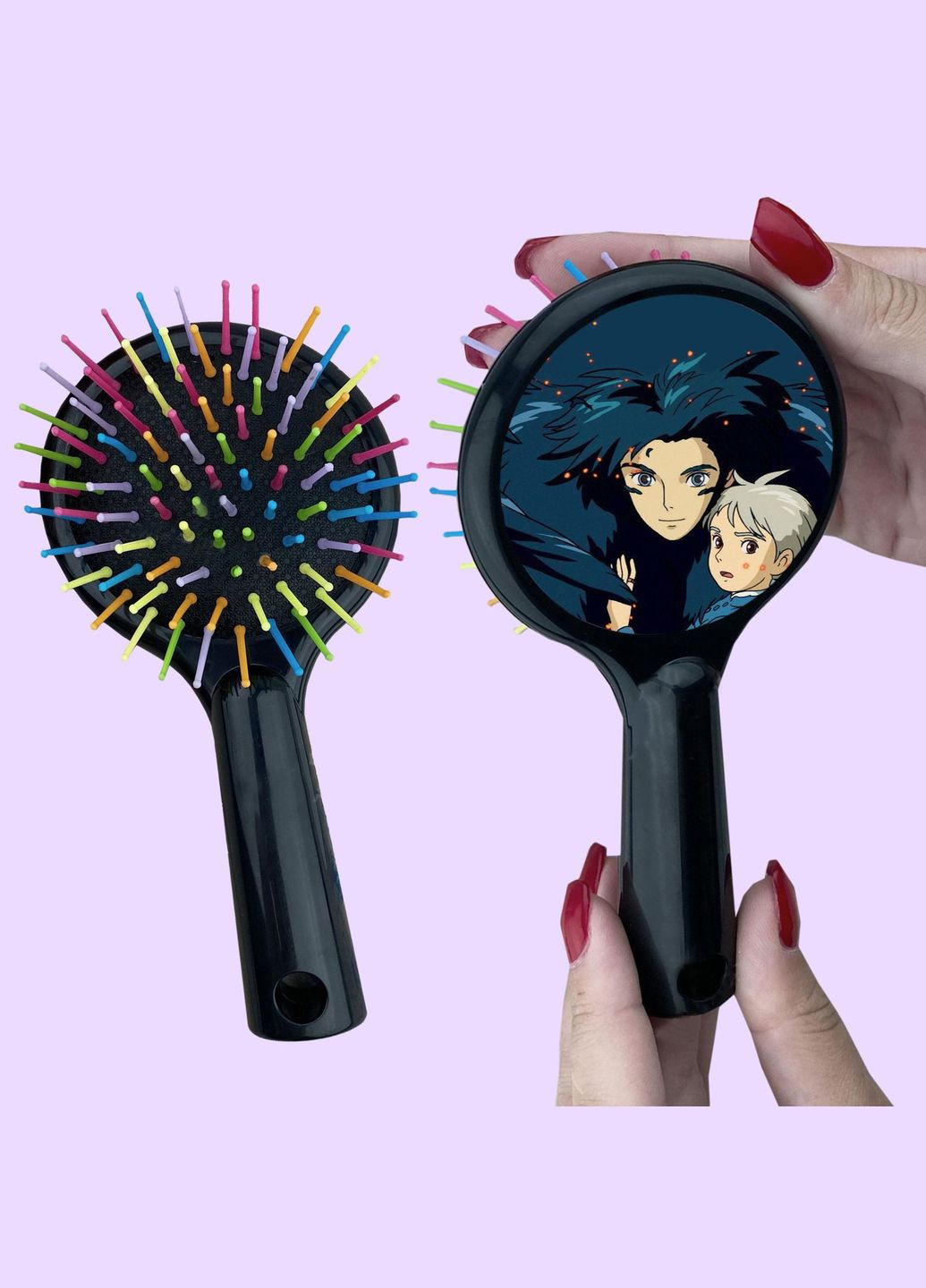 Гребінець для волосся Аніме Ходячий замок #0002 чорний No Brand (315042576)