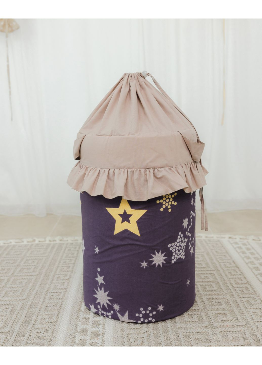 Вігвам для дитини Зоряна мрія з м'яким ковриком та кошик для іграшок No Brand (367254577)