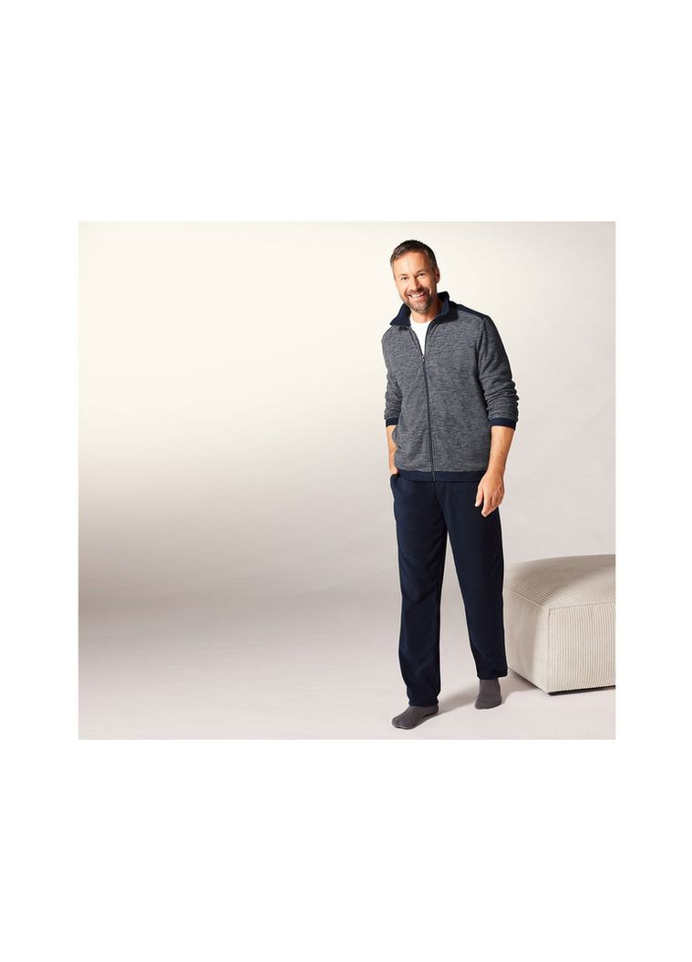 Спортивні штани Regular Fit флісові для чоловіка LIDL 435816 темно-синій Livergy (364117395)