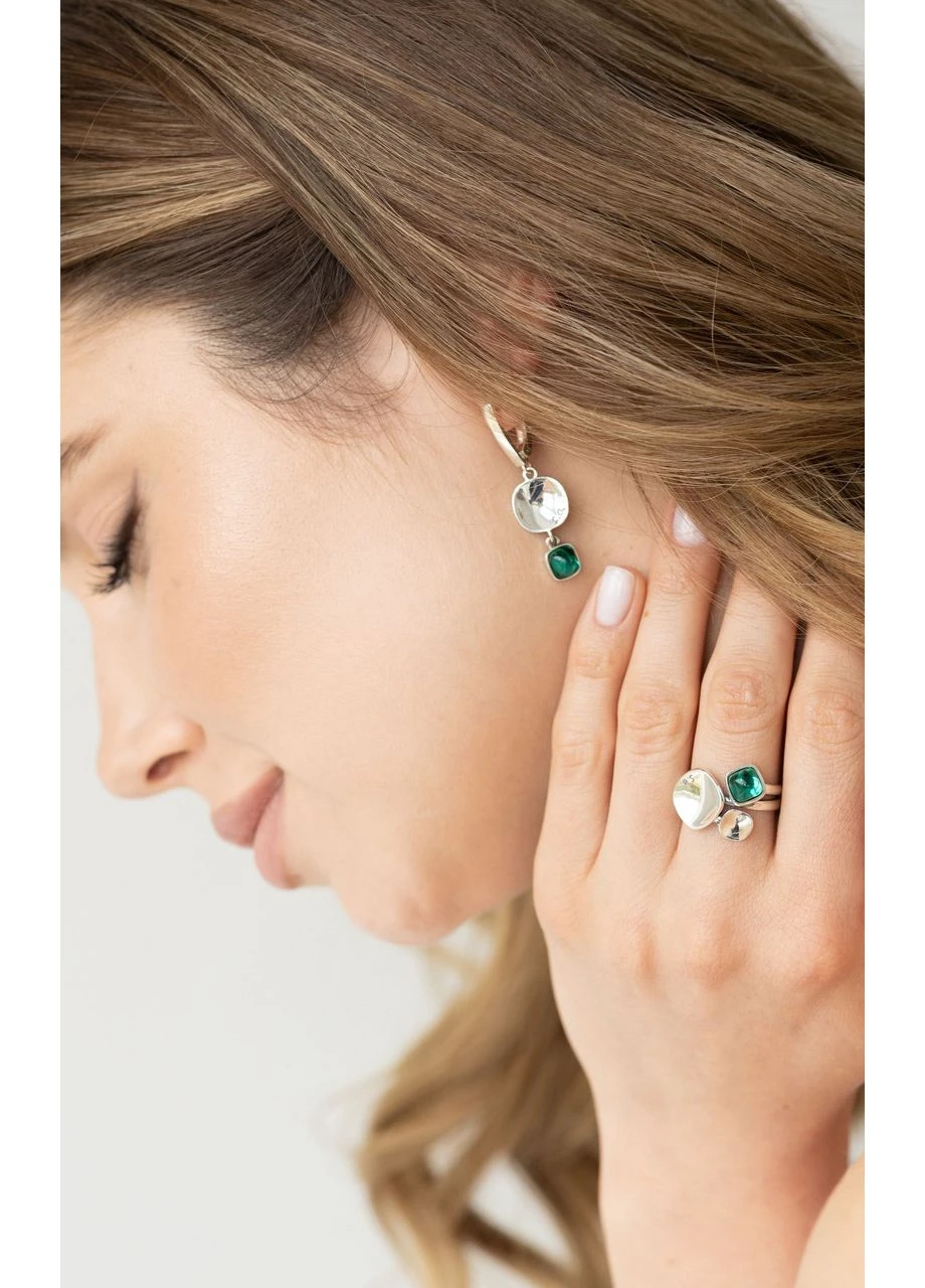 Серьги серебряные Отражение Sea Breeze 925 Skifska Etnika (364202456)