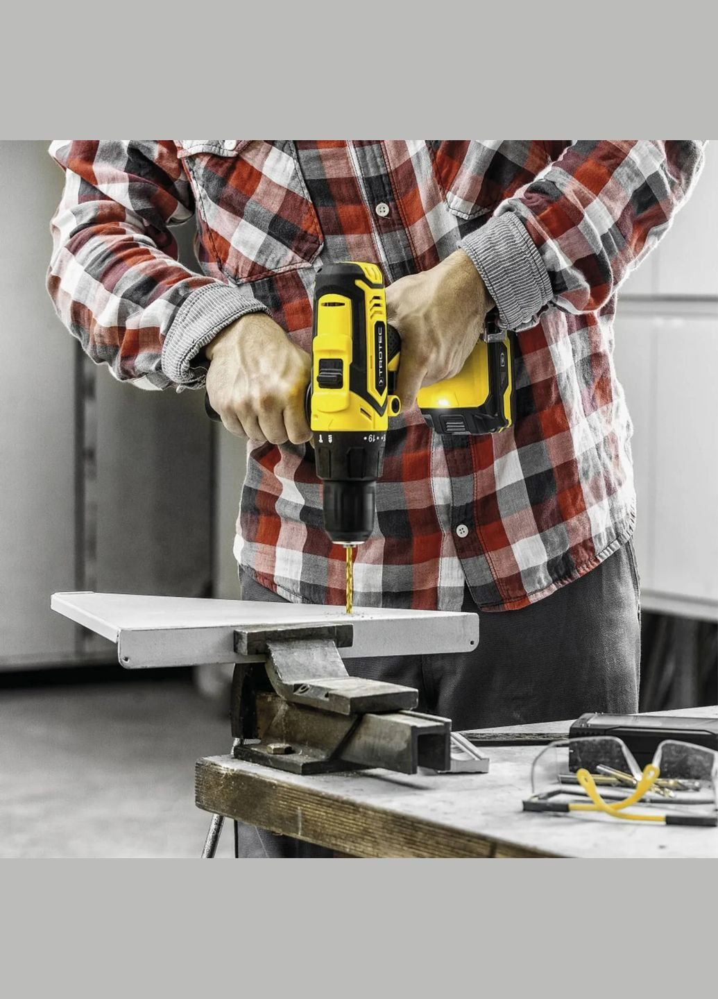 Дрель-шуруповерт аккумуляторная ударная PHDS 11-20V + кейс (4410000502) Trotec (372472664)