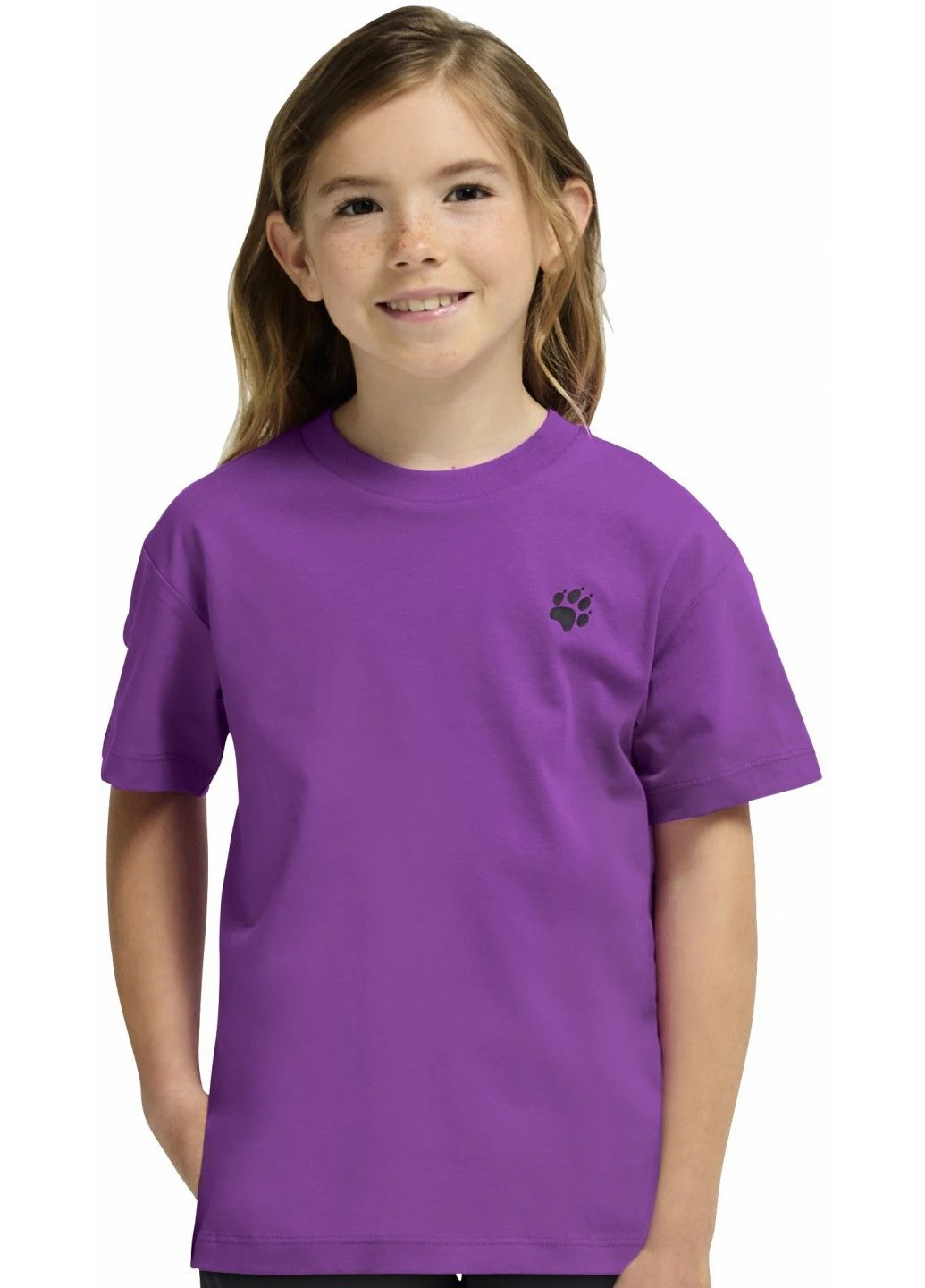 Фіолетова літня футболка Jack Wolfskin PRINT T K
