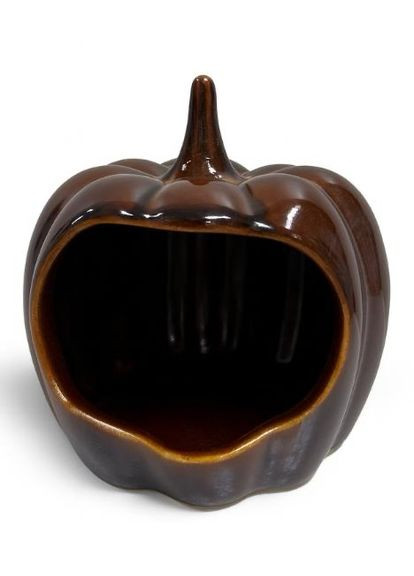 Купалка \ миска керамічна для хом'яків ручної роботи гарбуз Г:7 см х Ш:9 см х В:11 см Mazceramics (362702127)