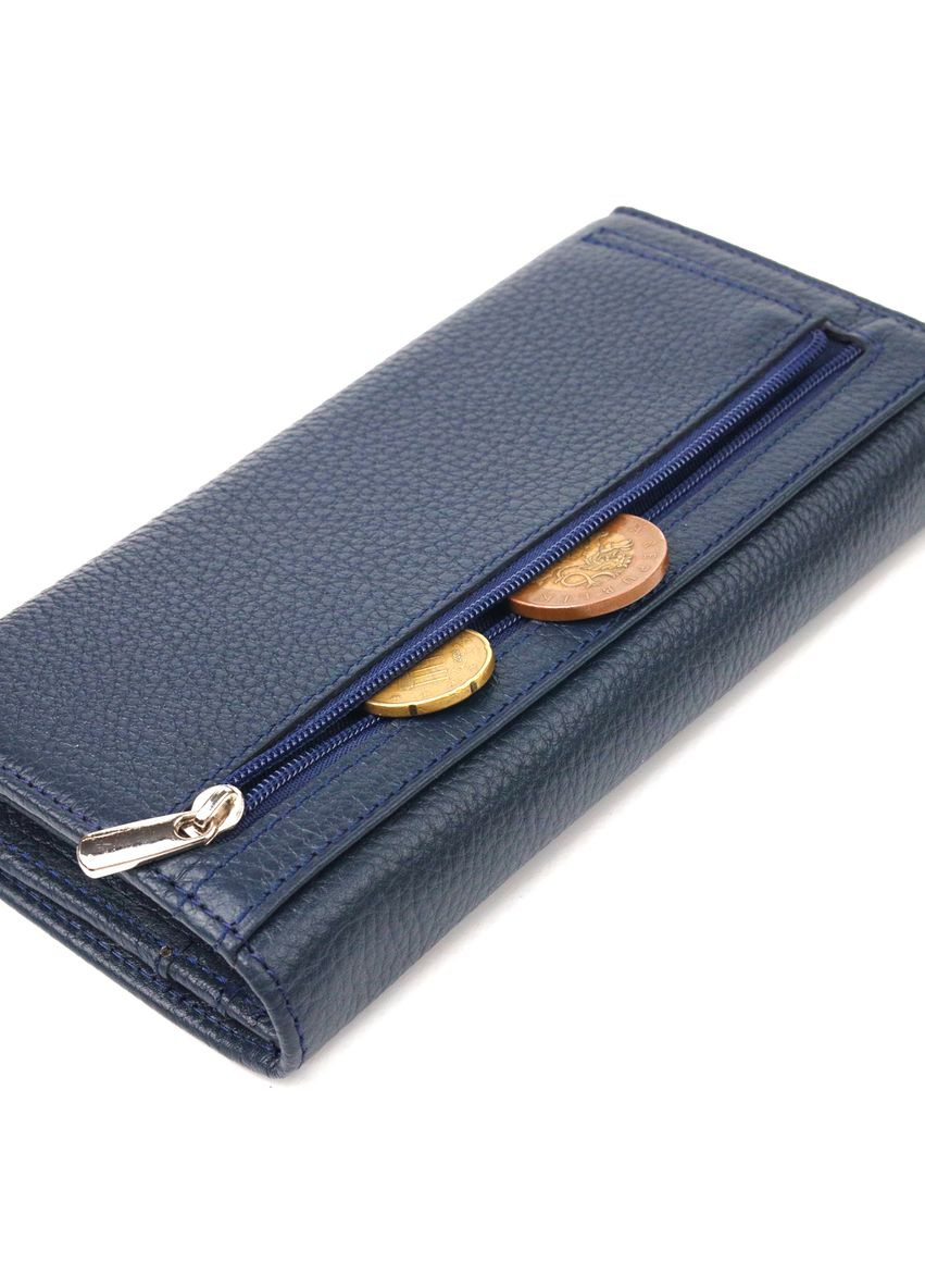 Практичний жіночий гаманець із натуральної зернистої шкіри 21659 Canpellini (331908192)