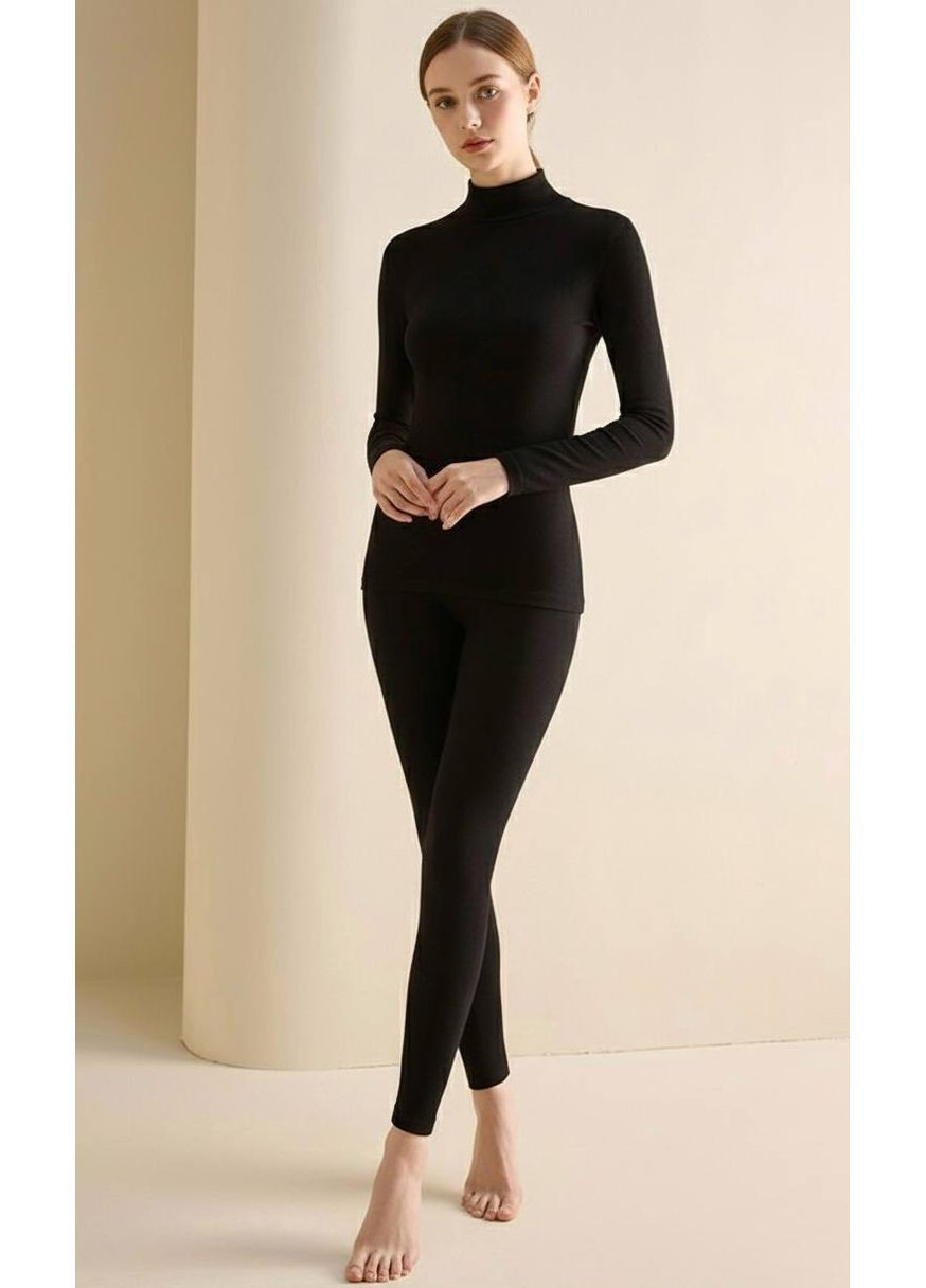 комлект М чорний No Brand Жіноча термобілизна (367268795)