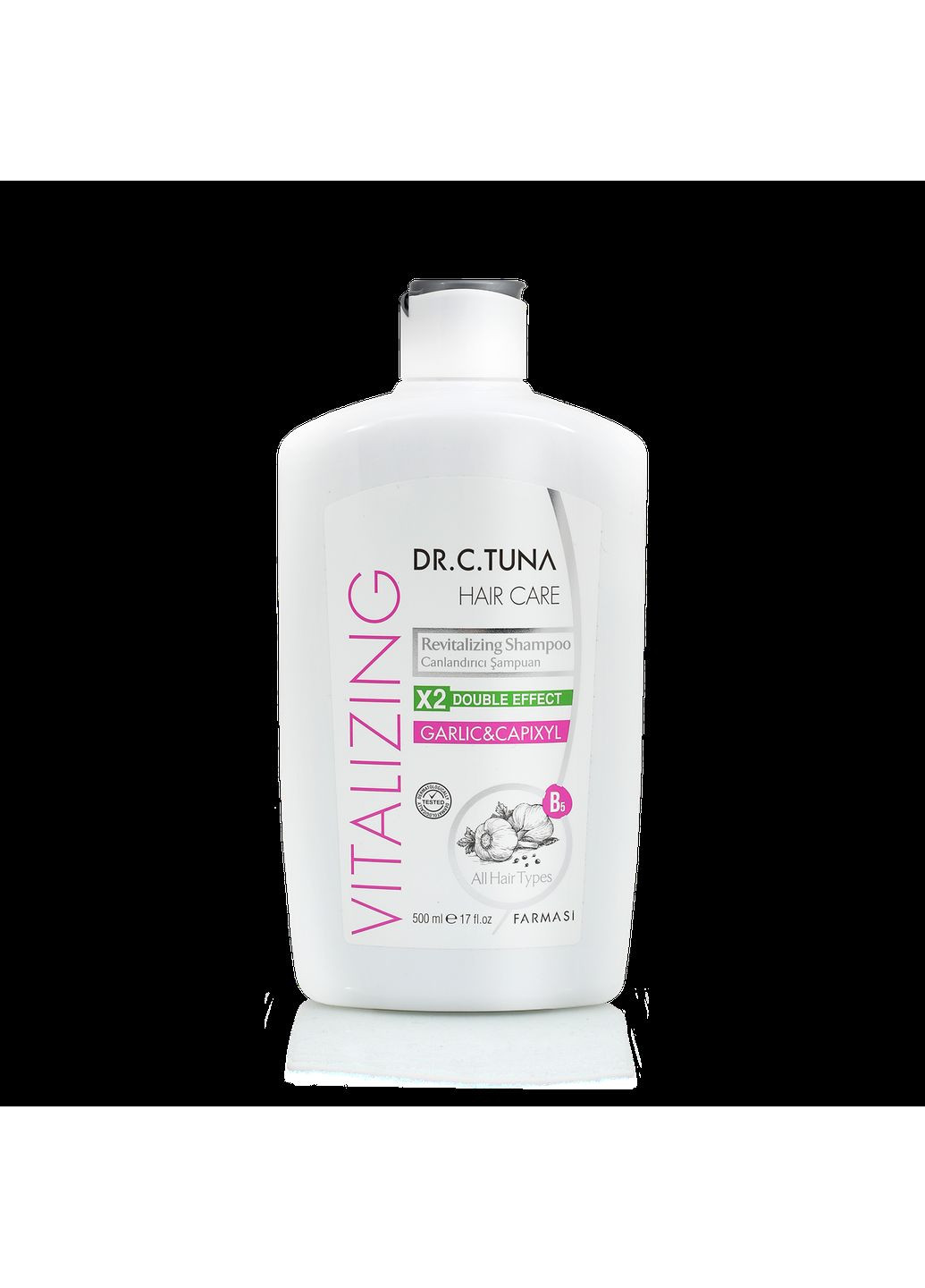 Шампунь з екстрактом часнику від випадіння волосся Vitalizing 500 мл Farmasi (322301336)