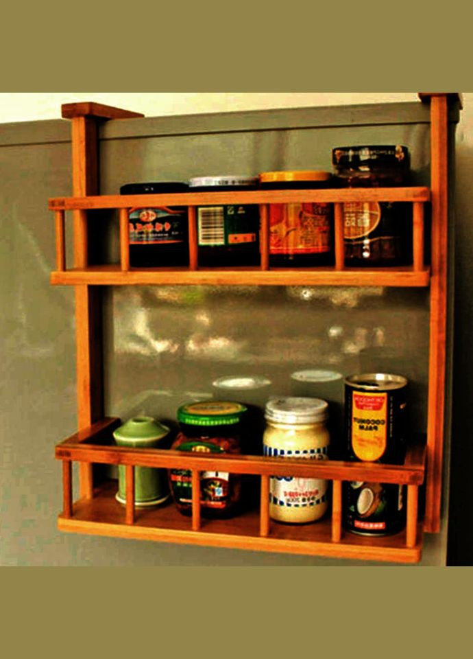 Полка на холодильник из дерева Эплтон охра (ПХО-000104) No Brand (327846337)