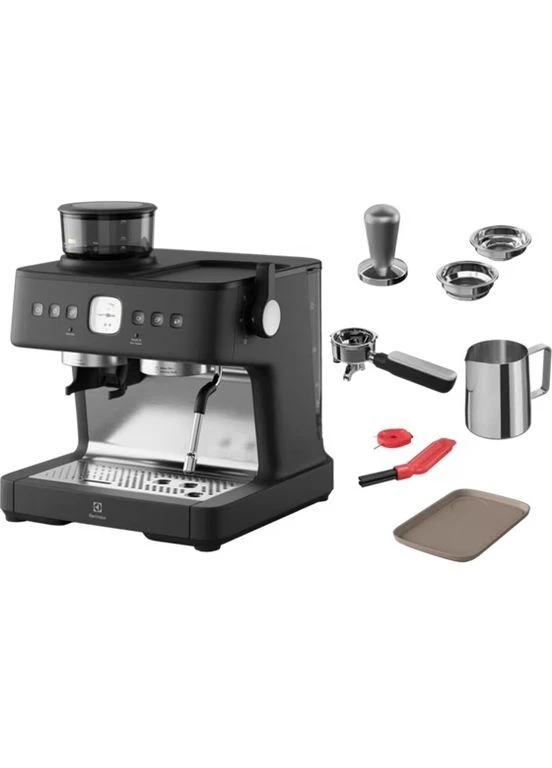 Кавоварка еспрессо ELECTROLUX E8EC1-8BP, чорна No Brand (401877724)